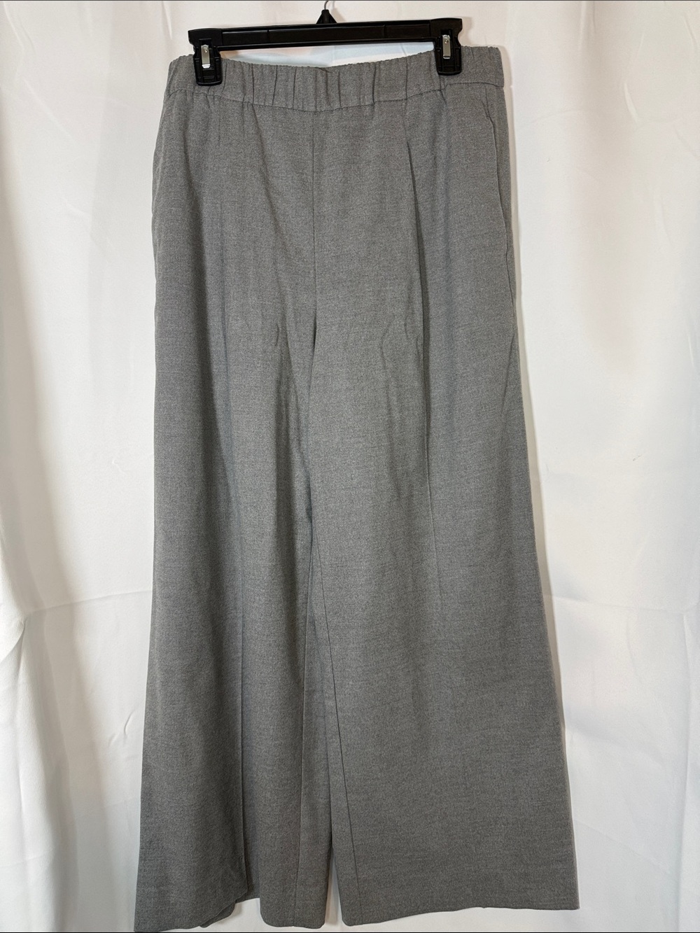 Ann Taylor Men's Gray Wide-Leg Dress Pants size: L